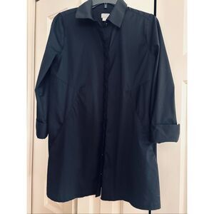 Chico’s Black Button Front Tunic